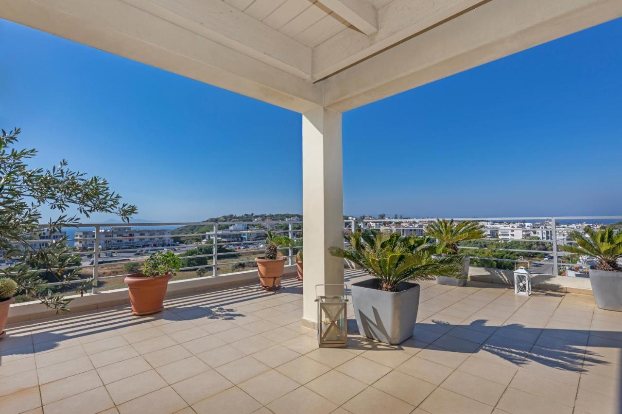 Sunny Penthouse,Modern Amenities+Aegean View Apartman Rhodes City Kültér fotó